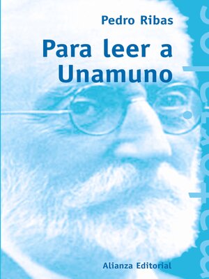 cover image of Para leer a Unamuno